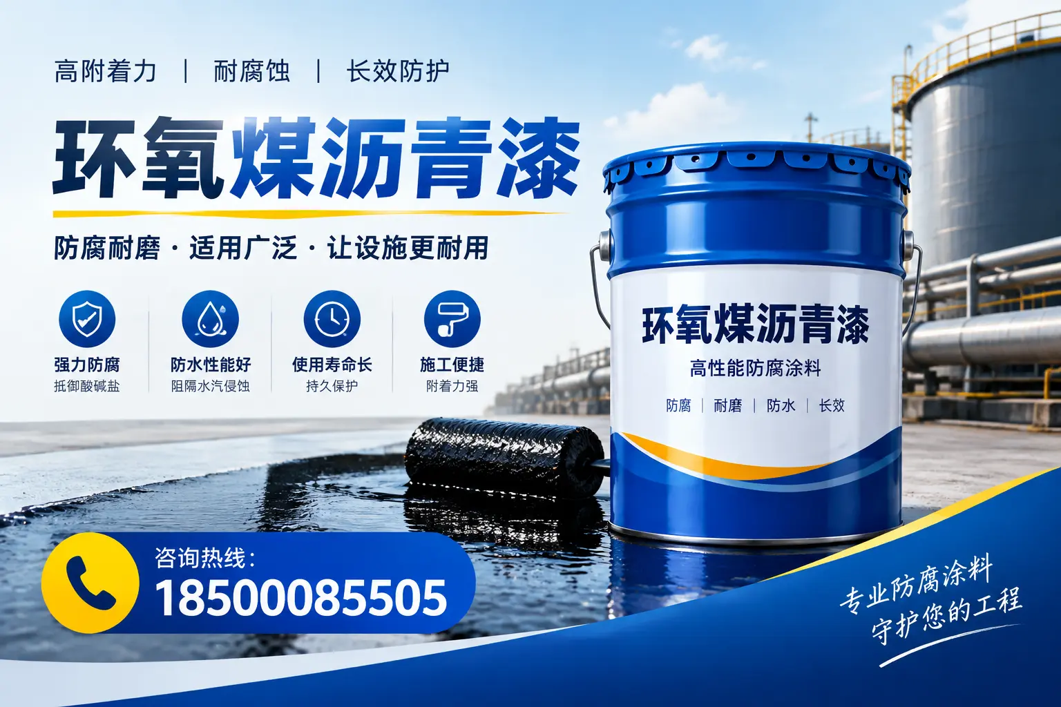 环氧煤沥青漆与其他涂料的对比分析,助力湘西企业决策